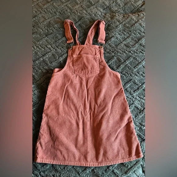 Reformation Lane Jumper corduroy mini Overall Dress size 4 - Picture 3 of 8